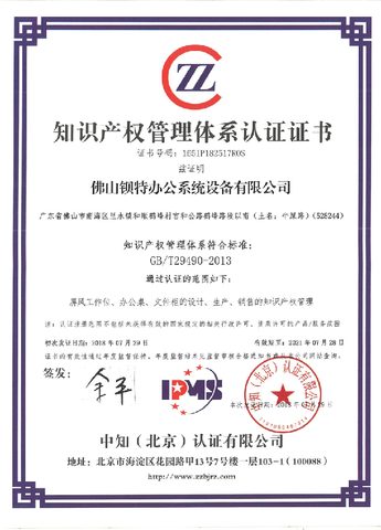 IP Management System Certification